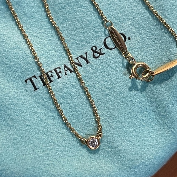 Tiffany & Co. Yard 18K Gold Diamond Necklace - Picture 3 of 3